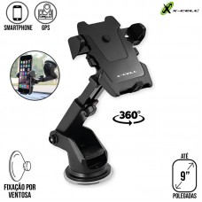 Suporte Celular Veicular Long Trava Automática XC-SP-52 X-Cell